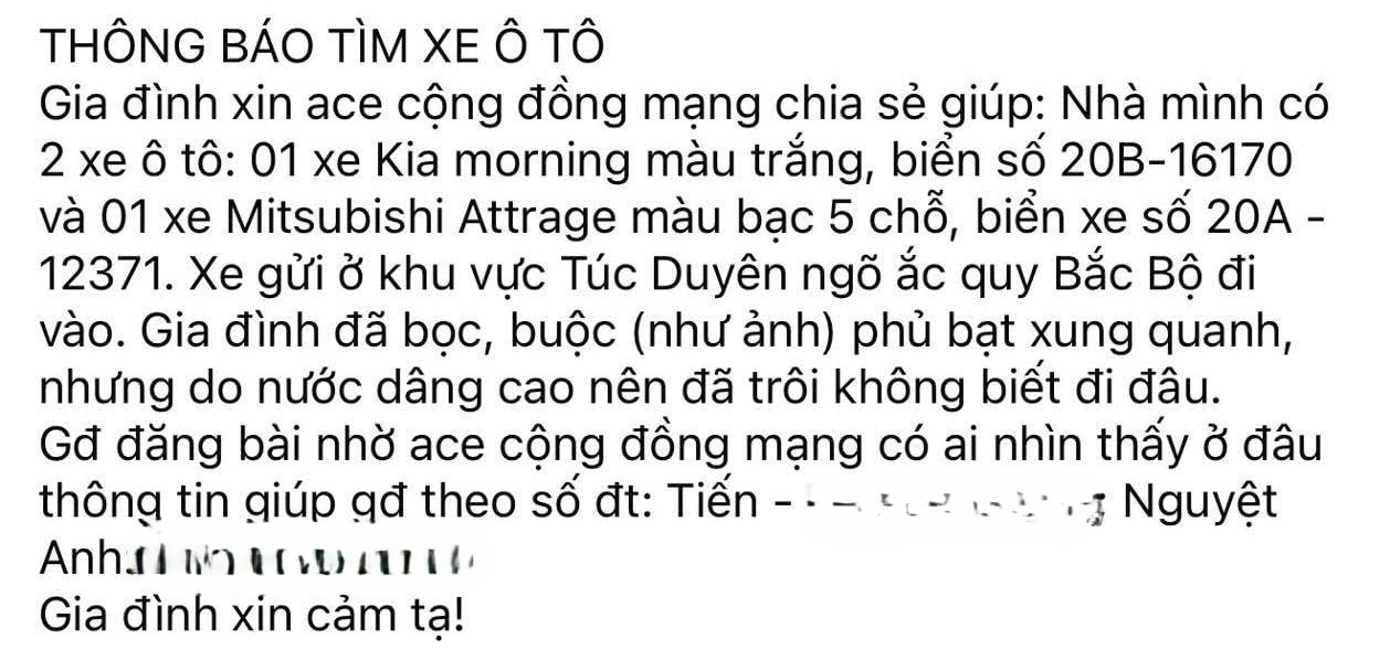 Chi 800 nghìn đồng bọc bạt ô tô tránh lũ, chủ xe Thái Nguyên bảo toàn 'xế cưng' - 4