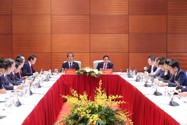 Đại hội đại biểu Đảng bộ Chính phủ lần thứ I thảo luận tại tổ về dự thảo các văn kiện- Ảnh 1. Đại hội đại biểu Đảng bộ Chính phủ lần thứ I thảo luận tại tổ về dự thảo các văn kiện- Ảnh 1.