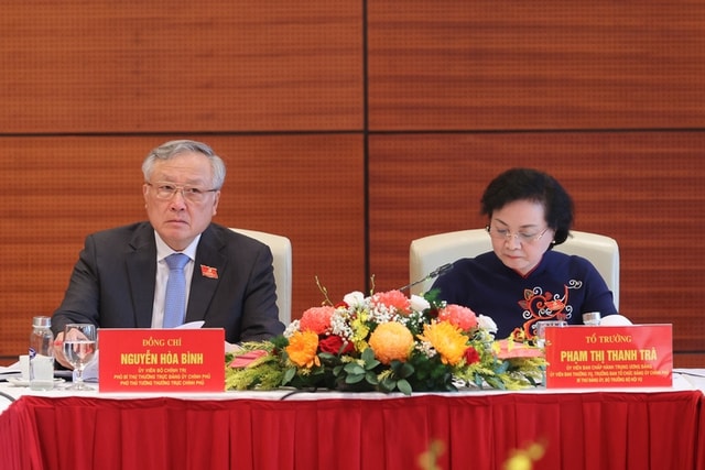 Đại hội đại biểu Đảng bộ Chính phủ lần thứ I thảo luận tại tổ về dự thảo các văn kiện- Ảnh 2. Đại hội đại biểu Đảng bộ Chính phủ lần thứ I thảo luận tại tổ về dự thảo các văn kiện- Ảnh 2.