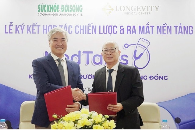 Báo Sức khỏe & Đời sống và Longevity Medical Center ký kết hợp tác chiến lược, ra mắt nền tảng Medtalks- Ảnh 1.