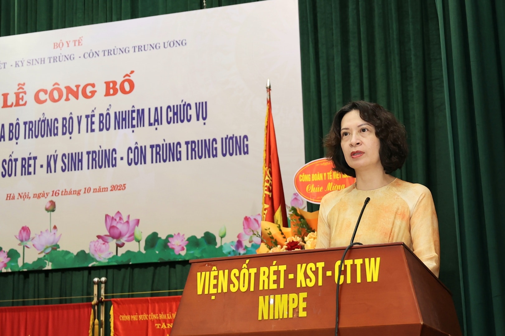 Bộ Y tế bổ nhiệm lại Phó Viện trưởng phụ trách Viện Sốt rét - Ký sinh trùng - Côn trùng Trung ương- Ảnh 2. Bộ Y tế bổ nhiệm lại Phó Viện trưởng phụ trách Viện Sốt rét - Ký sinh trùng - Côn trùng Trung ương- Ảnh 2.