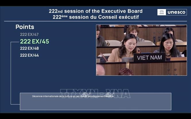 UNESCO thông qua sáng kiến của Việt Nam về 'Thập kỷ quốc tế về Văn hóa vì phát triển bền vững'- Ảnh 2. UNESCO thông qua sáng kiến của Việt Nam về 'Thập kỷ quốc tế về Văn hóa vì phát triển bền vững'- Ảnh 2.