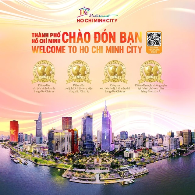TPHCM thắng lớn tại Giải thưởng Du lịch Thế giới 2025 với 4 danh hiệu châu Á- Ảnh 1. TPHCM thắng lớn tại Giải thưởng Du lịch Thế giới 2025 với 4 danh hiệu châu Á- Ảnh 1.