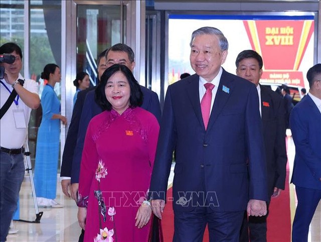 Tổng Bí thư Tô Lâm dự Đại hội đại biểu Đảng bộ TP Hà Nội lần thứ 18- Ảnh 2. Tổng Bí thư Tô Lâm dự Đại hội đại biểu Đảng bộ TP Hà Nội lần thứ 18- Ảnh 2.