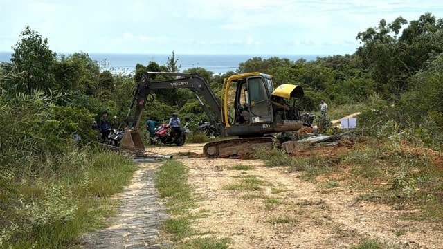 Cưỡng chế gần 7.500 m² đất do người dân lấn chiếm tại đồi cát bay Mũi Né- Ảnh 1.