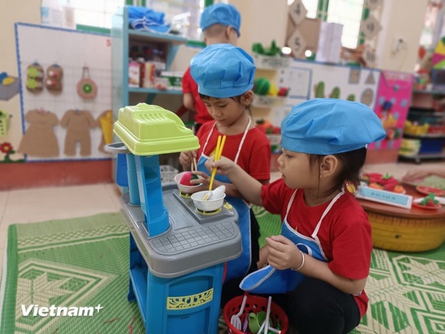 Đến 2035, 100% con công nhân từ 6 tháng đến 36 tháng tuổi được đến trường- Ảnh 1. Đến 2035, 100% con công nhân từ 6 tháng đến 36 tháng tuổi được đến trường- Ảnh 1.