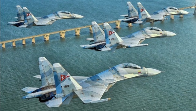 Su-30MK2 Venezuela có thể bắn hạ B-52H Mỹ trên vùng biển Caribe?- Ảnh 1. Su-30MK2 Venezuela có thể bắn hạ B-52H Mỹ trên vùng biển Caribe?- Ảnh 1.