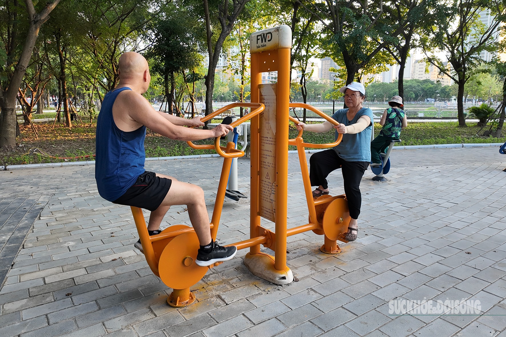 Công viên Cầu Giấy 'khoác áo mới' sau 8 tháng tu sửa- Ảnh 11.