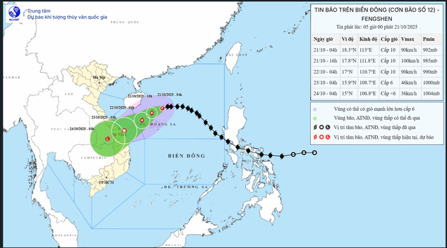 Bão Fengshen tăng lên cấp 12 và suy yếu dần khi vào gần bờ- Ảnh 2. Bão Fengshen tăng lên cấp 12 và suy yếu dần khi vào gần bờ- Ảnh 2.