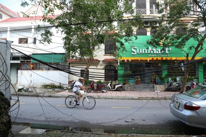 Dây cáp viễn thông rối như mạng nhện ở Nghệ An sau bão- Ảnh 8. Dây cáp viễn thông rối như mạng nhện ở Nghệ An sau bão- Ảnh 8.
