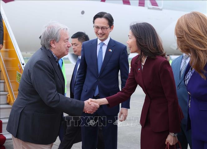 Tổng Thư ký Liên hợp quốc António Guterres bắt đầu thăm chính thức Việt Nam- Ảnh 2.