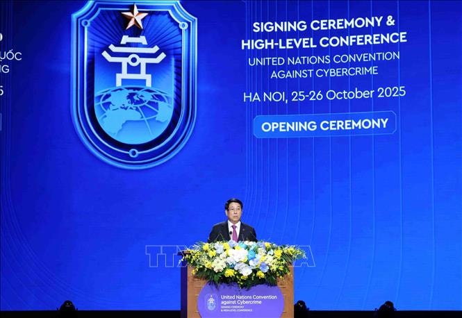 Ảnh: Khai mạc trọng thể Lễ mở ký Công ước Hà Nội- Ảnh 5. Ảnh: Khai mạc trọng thể Lễ mở ký Công ước Hà Nội- Ảnh 5.
