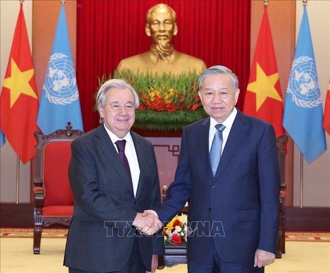 Công ước Hà Nội: Tổng Bí thư Tô Lâm tiếp Tổng Thư ký Liên hợp quốc- Ảnh 2. Công ước Hà Nội: Tổng Bí thư Tô Lâm tiếp Tổng Thư ký Liên hợp quốc- Ảnh 2.