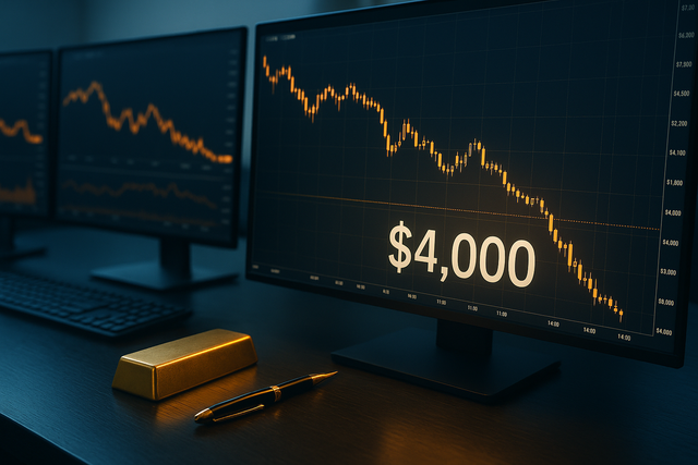 Vàng thế giới đang giằng co quyết liệt quanh mức 4.000 USD- Ảnh 1.