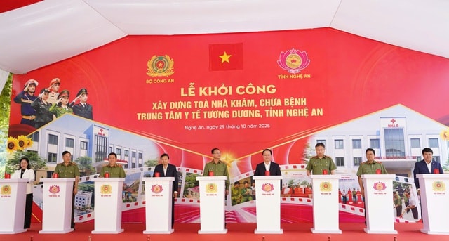 Khởi công tòa nhà khám, chữa bệnh Trung tâm Y tế Tương Dương- Ảnh 1.