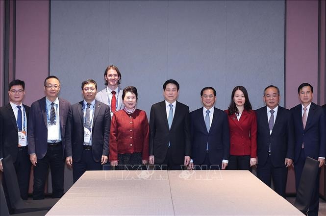 Chủ tịch nước Lương Cường tiếp Nhà sáng lập Tập đoàn MEBO International- Ảnh 3.