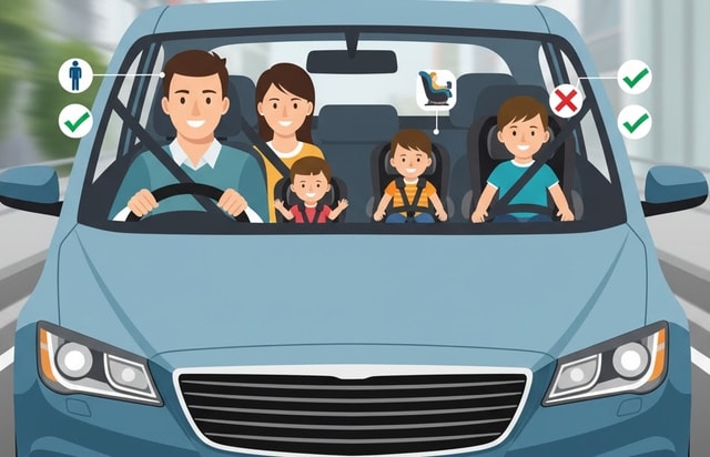 Xe ô tô 4 chỗ chở thêm bao nhiêu trẻ em dưới 6 tuổi?- Ảnh 2. Xe ô tô 4 chỗ chở thêm bao nhiêu trẻ em dưới 6 tuổi?- Ảnh 2.