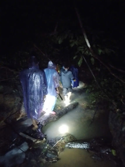 Xuyên đêm tìm người phụ nữ đi lạc trong rừng giữa mưa lũ- Ảnh 1. Xuyên đêm tìm người phụ nữ đi lạc trong rừng giữa mưa lũ- Ảnh 1.