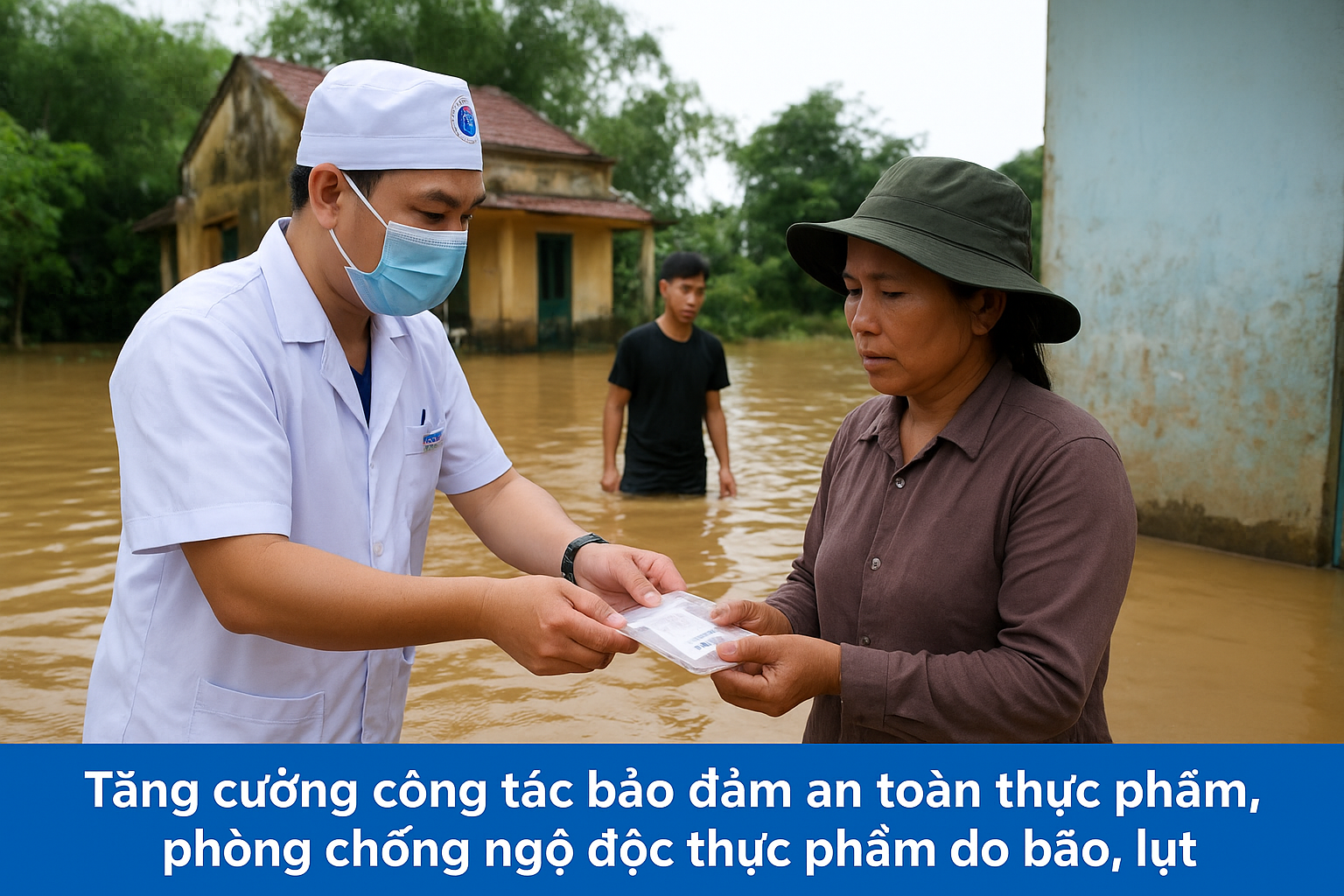 Kiểm soát chất lượng thực phẩm hỗ trợ vùng lũ lụt- Ảnh 1. Kiểm soát chất lượng thực phẩm hỗ trợ vùng lũ lụt- Ảnh 1.