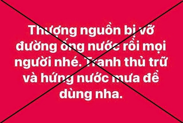 Thực hư thông tin 'thượng nguồn bị vỡ đường ống nước' ở Huế- Ảnh 1.