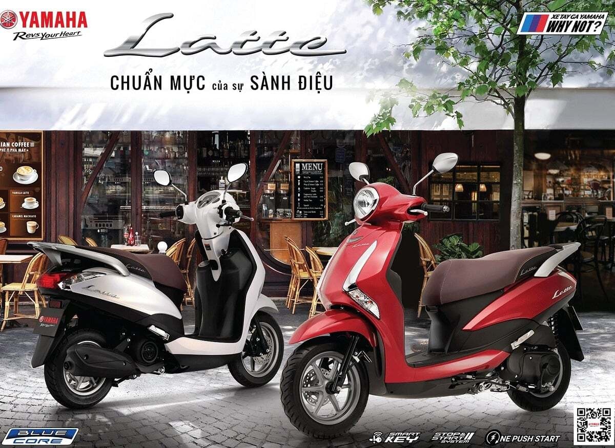 Yamaha Latte phiên bản tiêu chuẩn. (Ảnh: Yamaha)