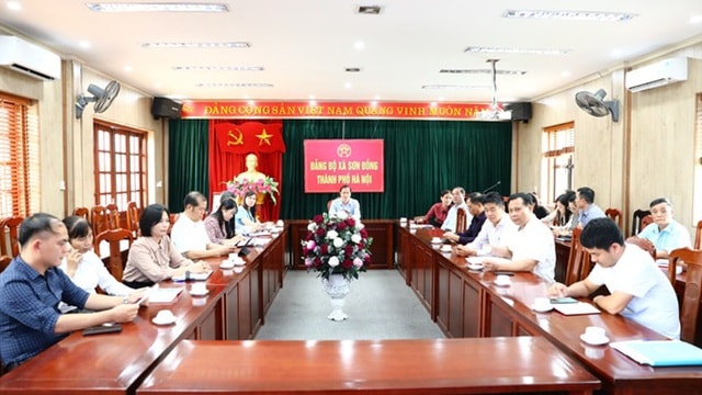 Hà Nội: Xã Sơn Đồng ghi nhận nhiều ý kiến tâm huyết đóng góp vào Dự thảo Văn kiện Đại hội XIV của Đảng- Ảnh 1. Hà Nội: Xã Sơn Đồng ghi nhận nhiều ý kiến tâm huyết đóng góp vào Dự thảo Văn kiện Đại hội XIV của Đảng- Ảnh 1.