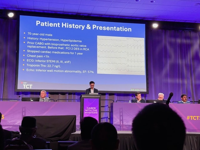 Ca can thiệp tim mạch phức tạp được bác sĩ Việt Nam trình bày tại hội nghị uy tín thế giới - TCT 2025- Ảnh 1. Ca can thiệp tim mạch phức tạp được bác sĩ Việt Nam trình bày tại hội nghị uy tín thế giới - TCT 2025- Ảnh 1.