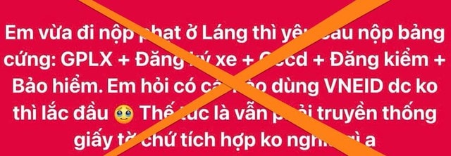 Đăng Facebook thắc mắc việc tích hợp VNeID, người đàn ông phải gỡ bài sau khi CSGT xác minh- Ảnh 2.