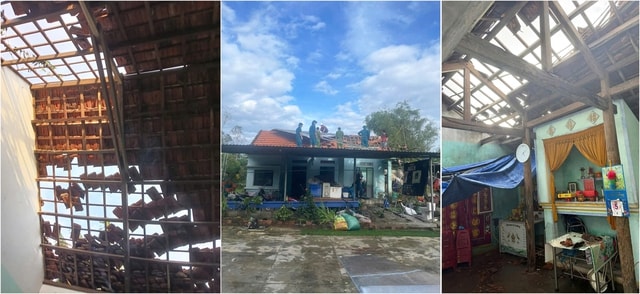 Đà Nẵng: 77 ngôi nhà bị tốc mái, cây xanh gãy đổ do bão số 13- Ảnh 4. Đà Nẵng: 77 ngôi nhà bị tốc mái, cây xanh gãy đổ do bão số 13- Ảnh 4.