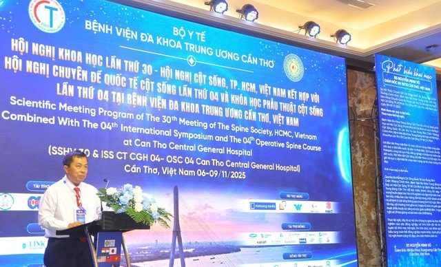 Chuyên gia quốc tế hội tụ tại Cần Thơ chia sẻ kỹ thuật mới trong phẫu thuật cột sống- Ảnh 1. Chuyên gia quốc tế hội tụ tại Cần Thơ chia sẻ kỹ thuật mới trong phẫu thuật cột sống- Ảnh 1.