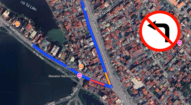 Từ 14/11, hướng lưu thông khu vực Xuân Diệu - Âu Cơ thay đổi thế nào?- Ảnh 2.
