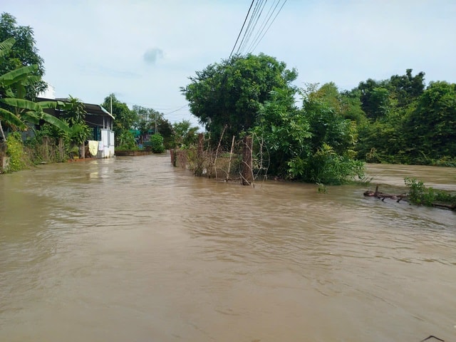 Lũ bất ngờ đổ về trong đêm, nhiều nhà dân ở Lâm Đồng ngập sâu- Ảnh 2. Lũ bất ngờ đổ về trong đêm, nhiều nhà dân ở Lâm Đồng ngập sâu- Ảnh 2.