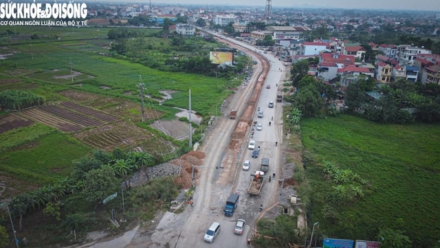 Hiện trạng đường huyết mạch phía Tây Hà Nội sắp đưa vào sử dụng- Ảnh 7. Hiện trạng đường huyết mạch phía Tây Hà Nội sắp đưa vào sử dụng- Ảnh 7.