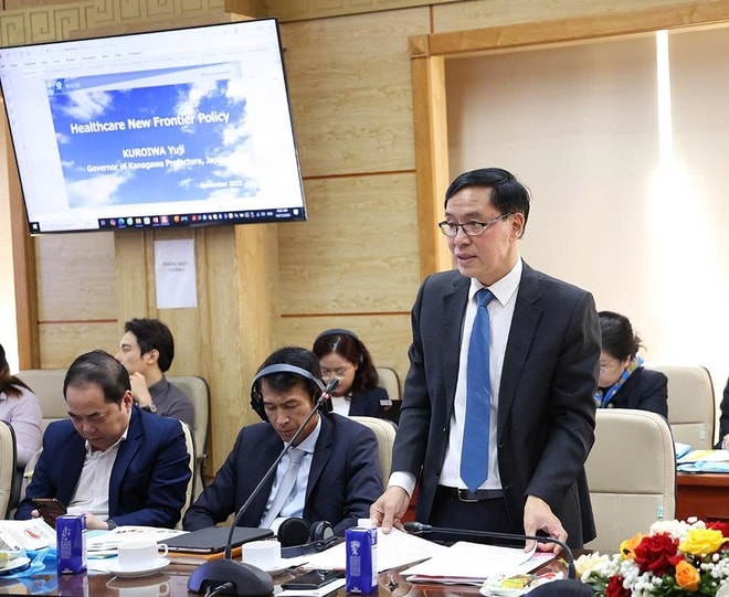 Bộ trưởng Đào Hồng Lan hội đàm song phương với Thống đốc tỉnh Kanagawa, thúc đẩy hợp tác y tế Việt Nam - Nhật Bản- Ảnh 8. Bộ trưởng Đào Hồng Lan hội đàm song phương với Thống đốc tỉnh Kanagawa, thúc đẩy hợp tác y tế Việt Nam - Nhật Bản- Ảnh 8.