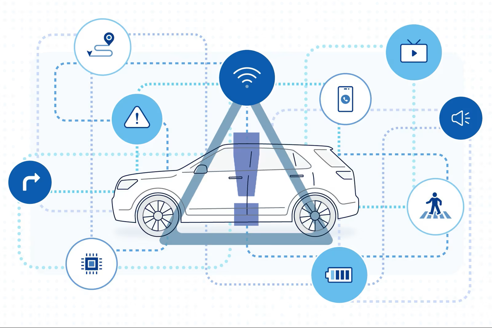 Một chiếc xe với hàng loạt công nghệ như GPS, cảm biến, viễn thông và AI - những tiện ích này không chỉ hỗ trợ lái xe mà còn là nguồn thu thập dữ liệu cá nhân tiềm ẩn. (Nguồn: Edmunds)