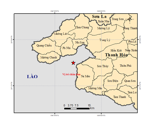 Lại động đất mạnh 3.9 độ gần biên giới Việt Nam - Lào- Ảnh 2. Lại động đất mạnh 3.9 độ gần biên giới Việt Nam - Lào- Ảnh 2.