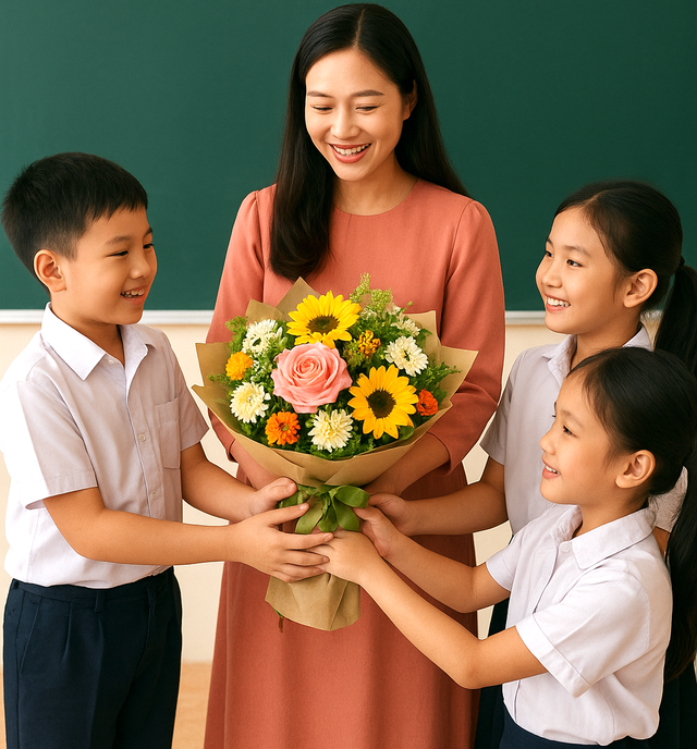 Lời chúc ngày 20/11 dành tặng thầy cô giáo ý nghĩa nhất năm 2025- Ảnh 1.