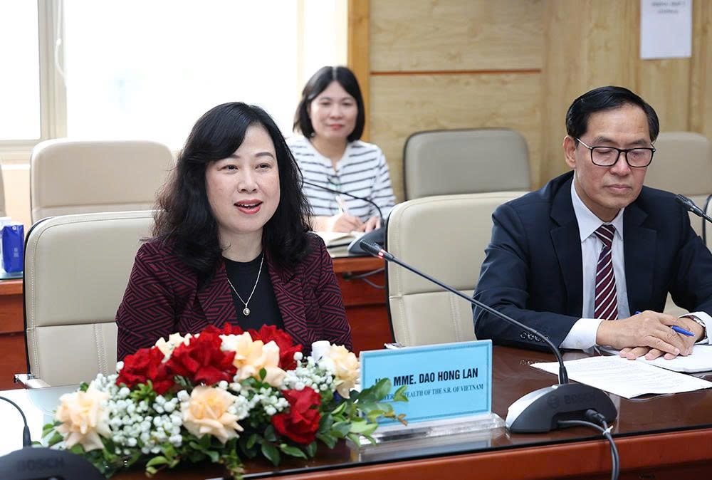 Bộ trưởng Đào Hồng Lan tiếp và làm việc với Đại sứ Cộng hoà Phần Lan tại Việt Nam- Ảnh 1.