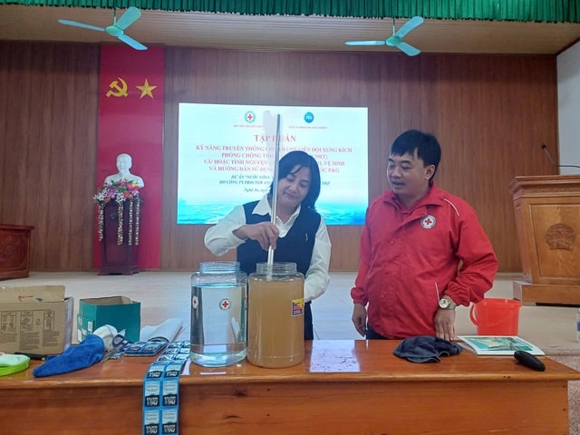Nghệ An: Tập huấn kỹ năng truyền thông nước sạch và vệ sinh môi trường- Ảnh 1.