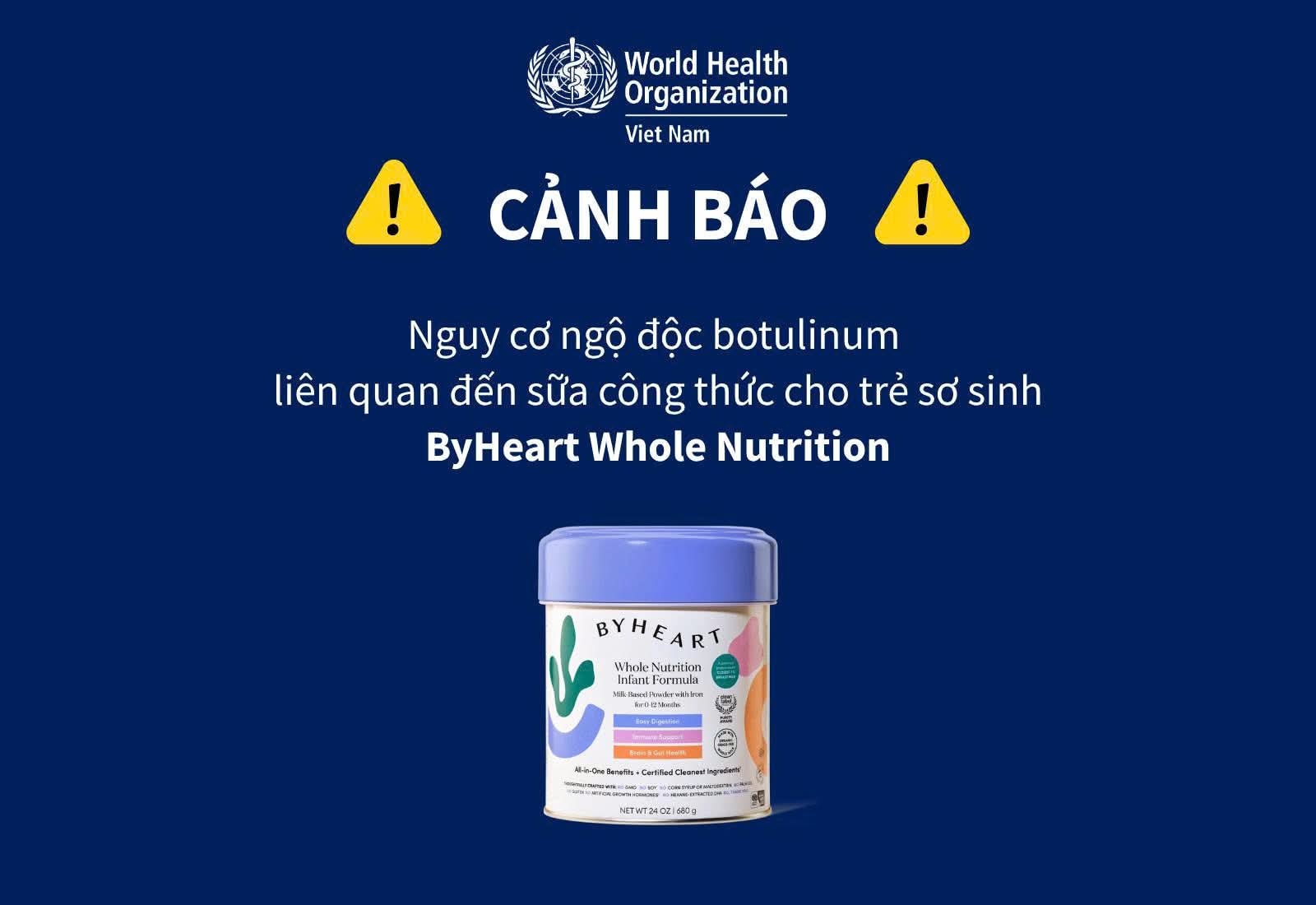 Bộ Y tế cảnh báo nguy cơ ngộ độc botulinum liên quan đến sữa công thức cho trẻ sơ sinh- Ảnh 1.