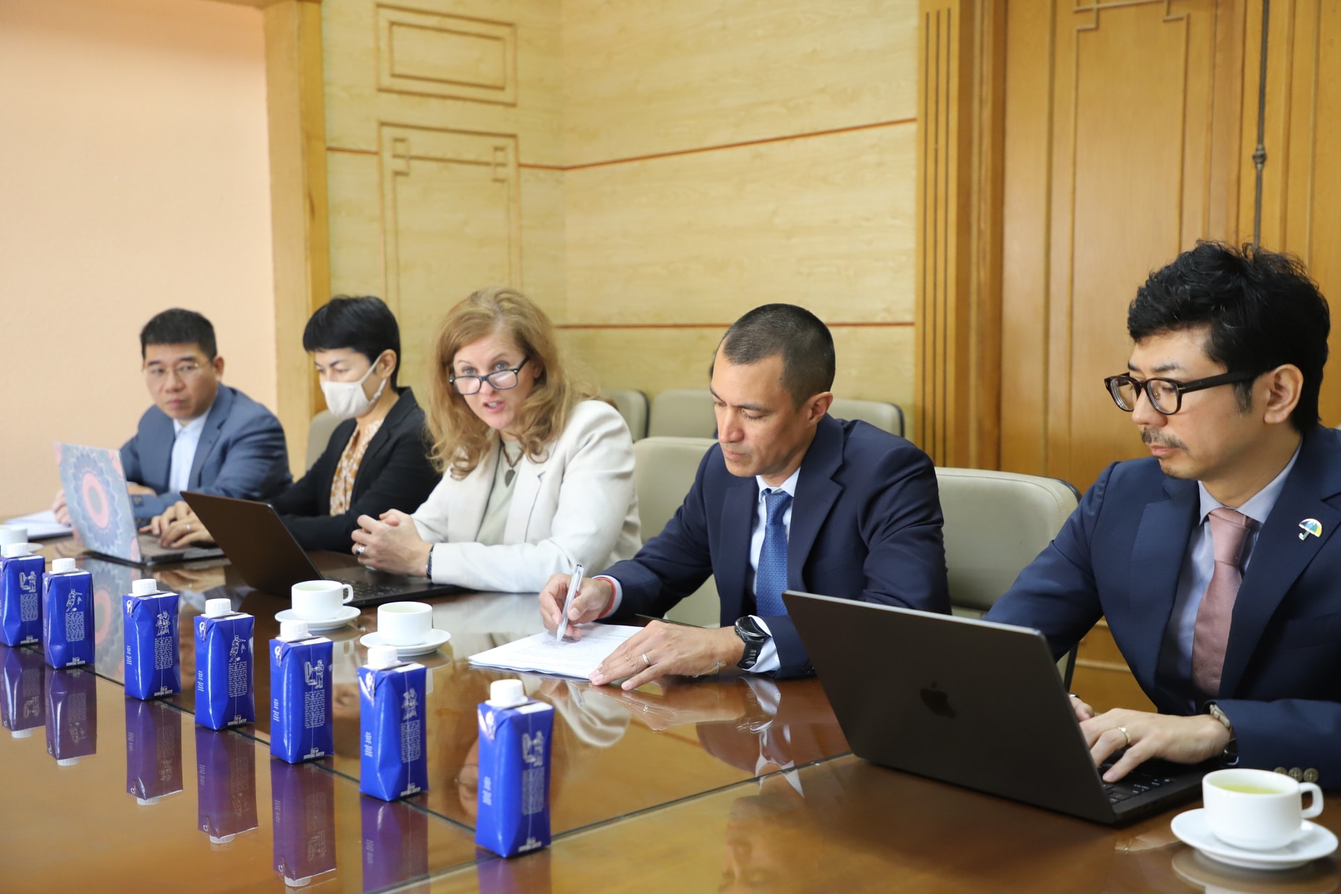 Thứ trưởng Bộ Y tế Lê Đức Luận tiếp đoàn Ngân hàng Phát triển Châu Á- Ảnh 2. Thứ trưởng Bộ Y tế Lê Đức Luận tiếp đoàn Ngân hàng Phát triển Châu Á- Ảnh 2.