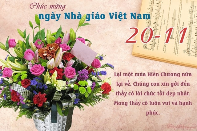 Những mẫu thiệp chúc mừng ngày Nhà giáo Việt Nam 20/11 đẹp nhất 2025- Ảnh 15.