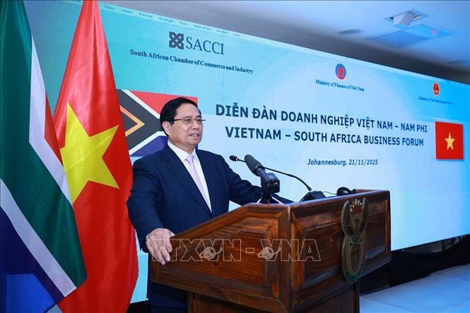 Thủ tướng Phạm Minh Chính dự Diễn đàn doanh nghiệp Việt Nam - Nam Phi- Ảnh 2.