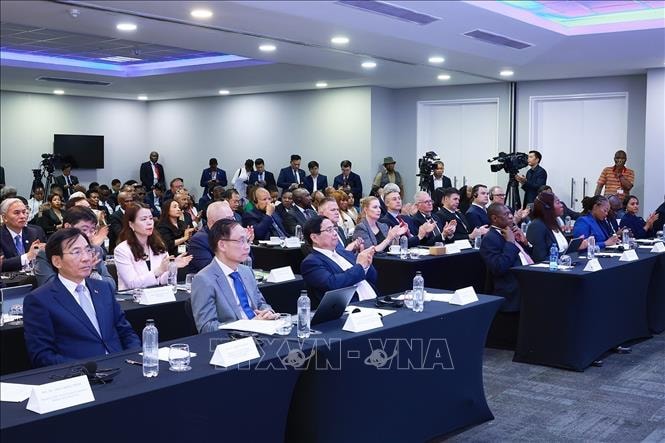 Thủ tướng Phạm Minh Chính dự Diễn đàn doanh nghiệp Việt Nam - Nam Phi- Ảnh 1.