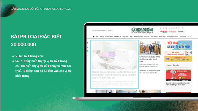 Báo giá quảng cáo trên Báo điện tử Sức Khỏe và Đời Sống- Ảnh 2.