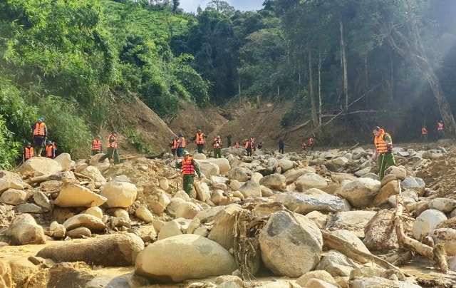 Nỗ lực tìm kiếm 2 nạn nhân còn lại trong vụ sạt lở ở Đà Nẵng- Ảnh 1.