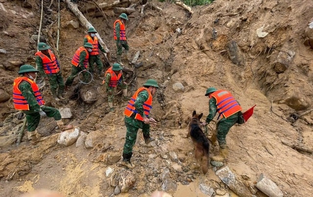 Nỗ lực tìm kiếm 2 nạn nhân còn lại trong vụ sạt lở ở Đà Nẵng- Ảnh 9.