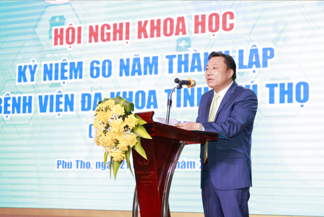 Hội nghị khoa học chào mừng 60 năm thành lập Bệnh viện Đa khoa tỉnh Phú Thọ- Ảnh 1.
