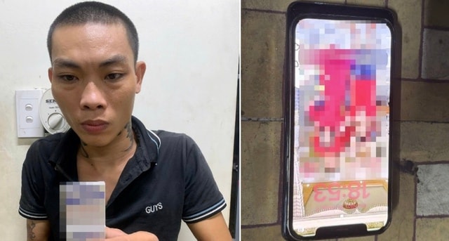 Gã trai xăm trổ vờ hỏi đường rồi giật iPhone của bé gái 12 tuổi- Ảnh 1. Gã trai xăm trổ vờ hỏi đường rồi giật iPhone của bé gái 12 tuổi- Ảnh 1.