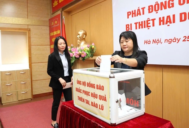 Bộ Y tế phát động ủng hộ đồng bào miền Trung, Tây Nguyên bị thiệt hại do bão, lũ - Ảnh 18.